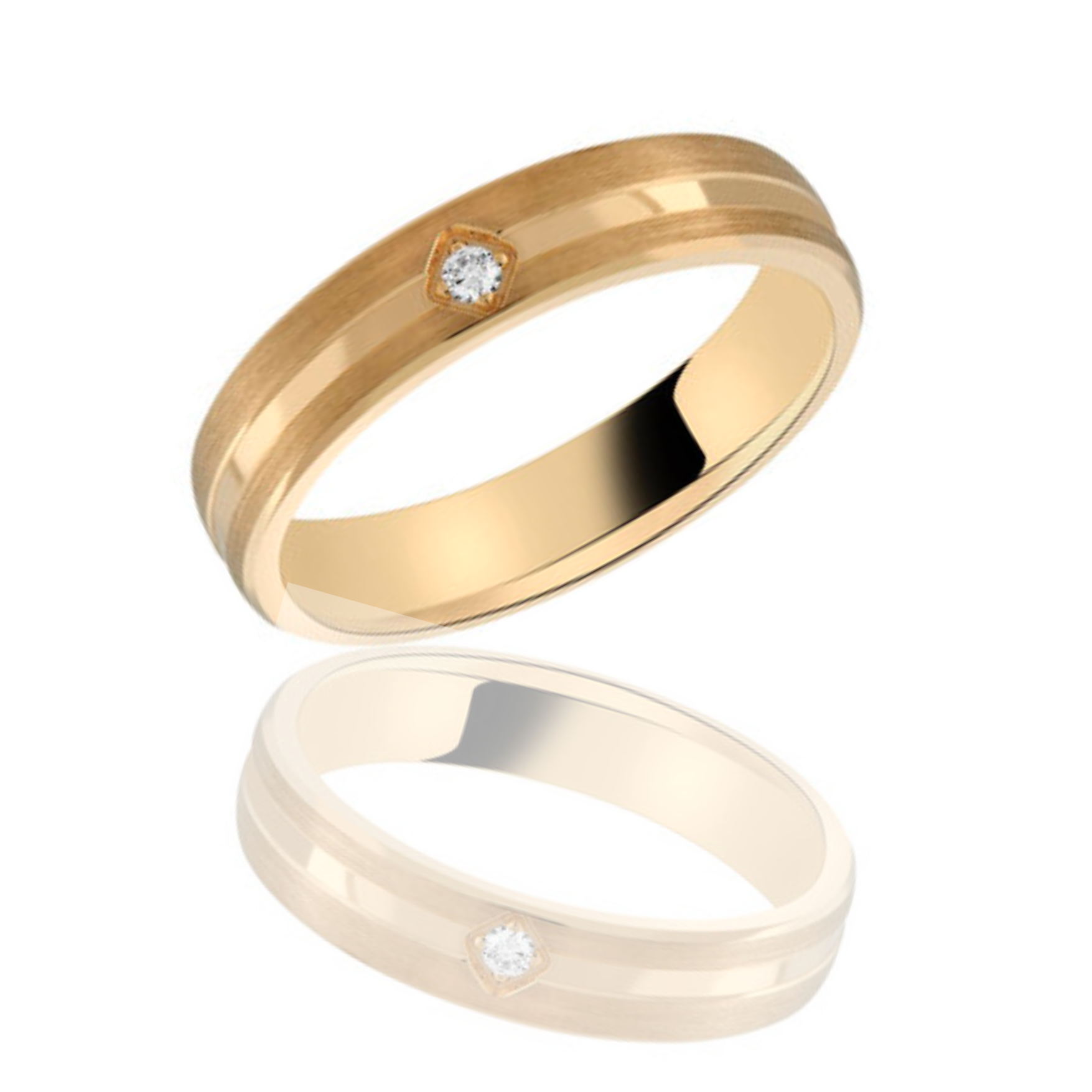 GOLD AND DIAMOND RING - VIC