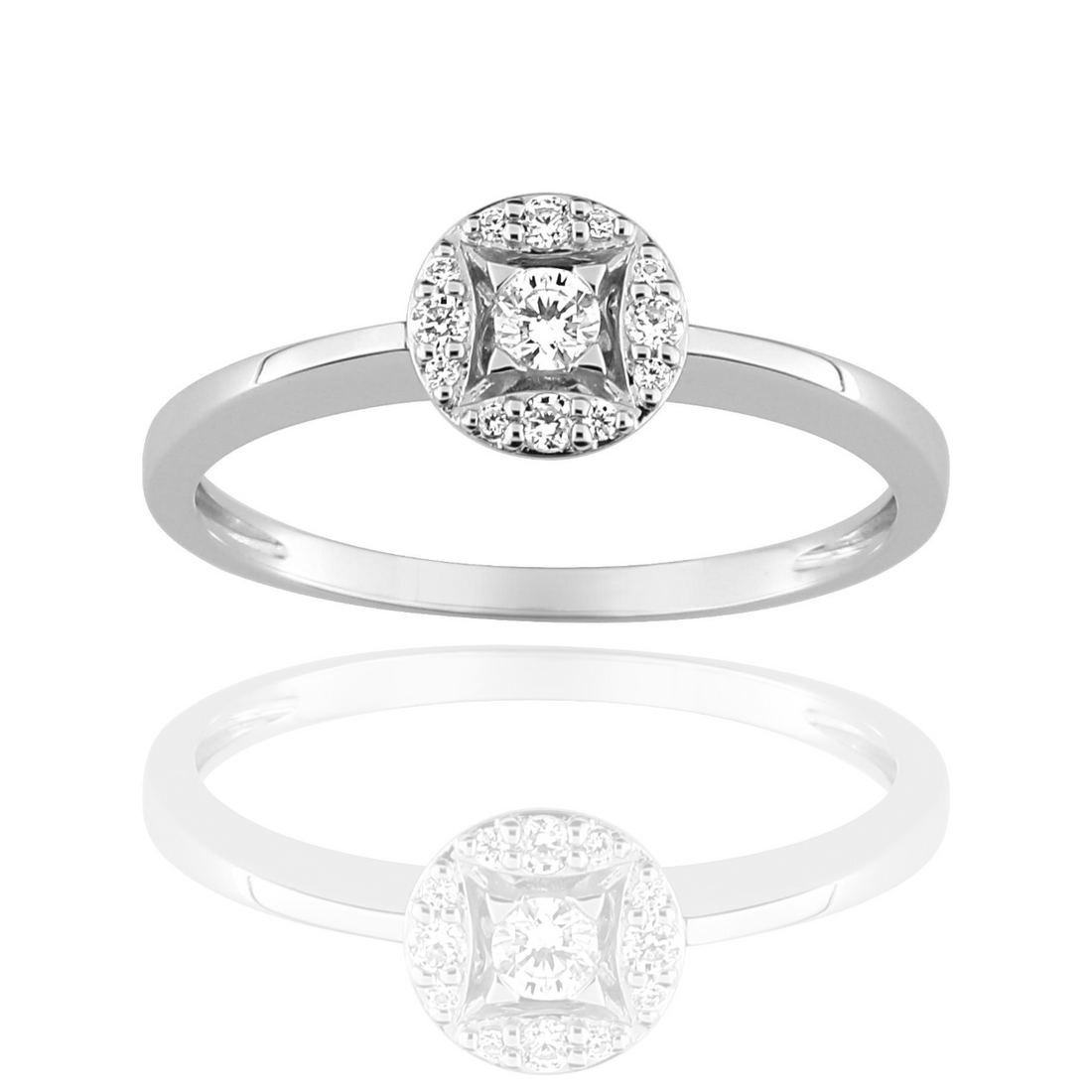 BAGUE OR ET DIAMANTS - OXANNA