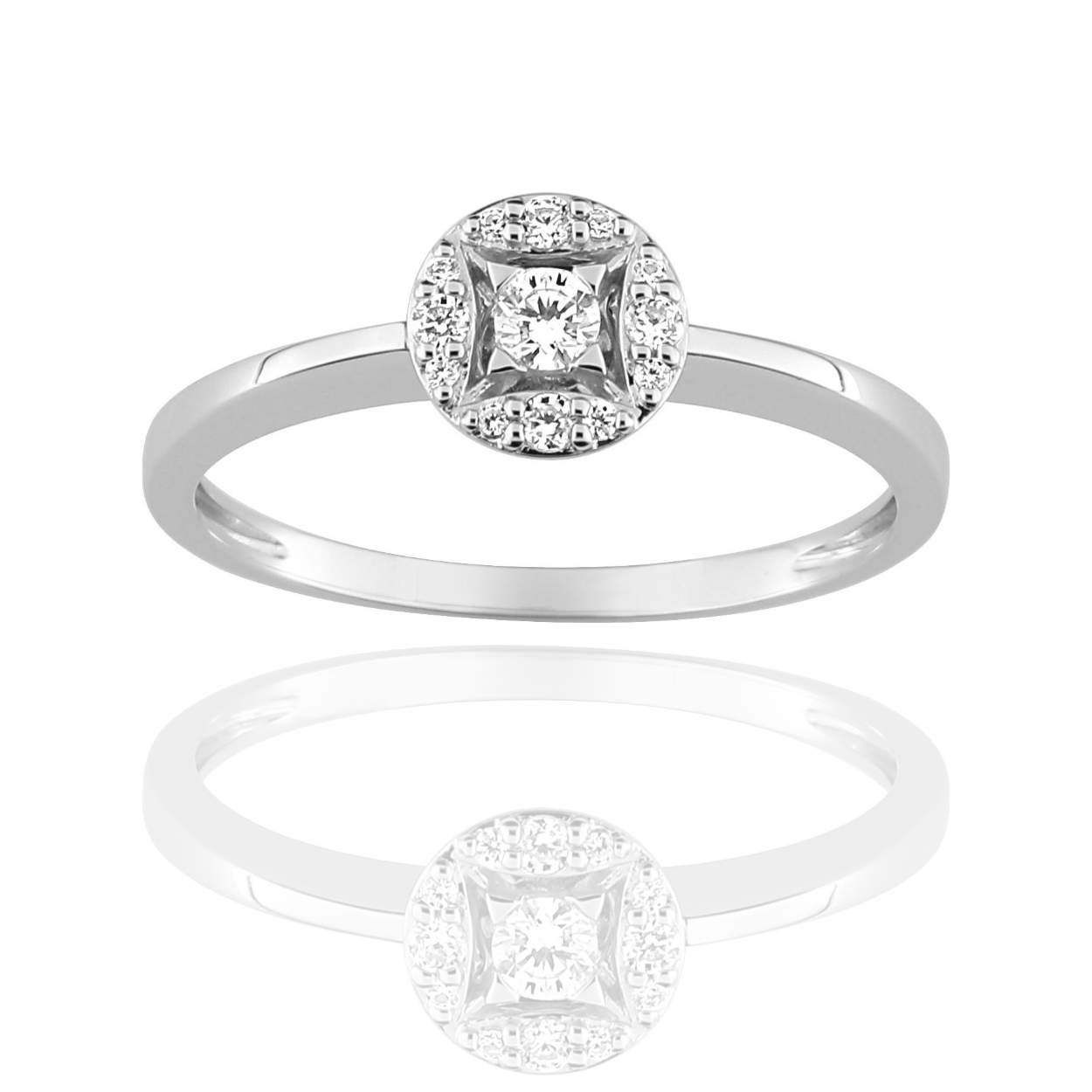 BAGUE OR ET DIAMANTS - OXANNA