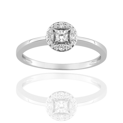 BAGUE OR ET DIAMANTS - OXANNA