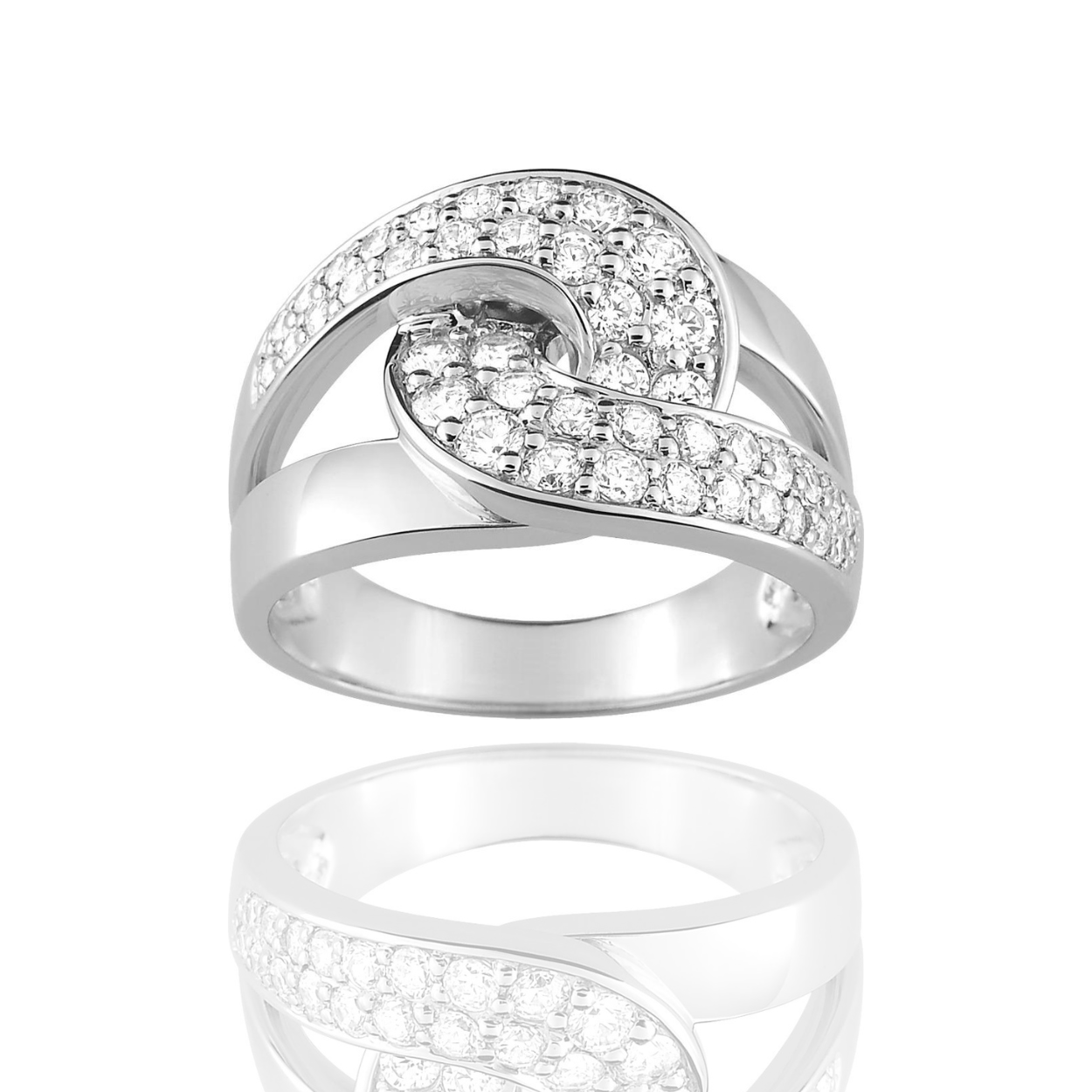 BAGUE OR ET DIAMANTS - JESSICA