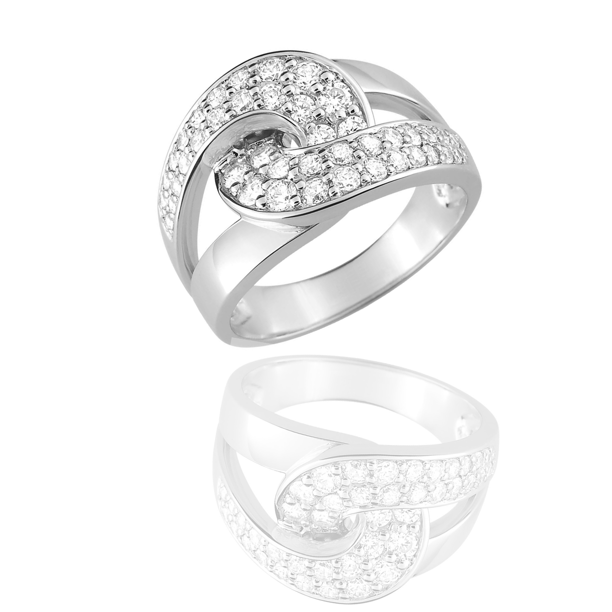 BAGUE OR ET DIAMANTS - JESSICA