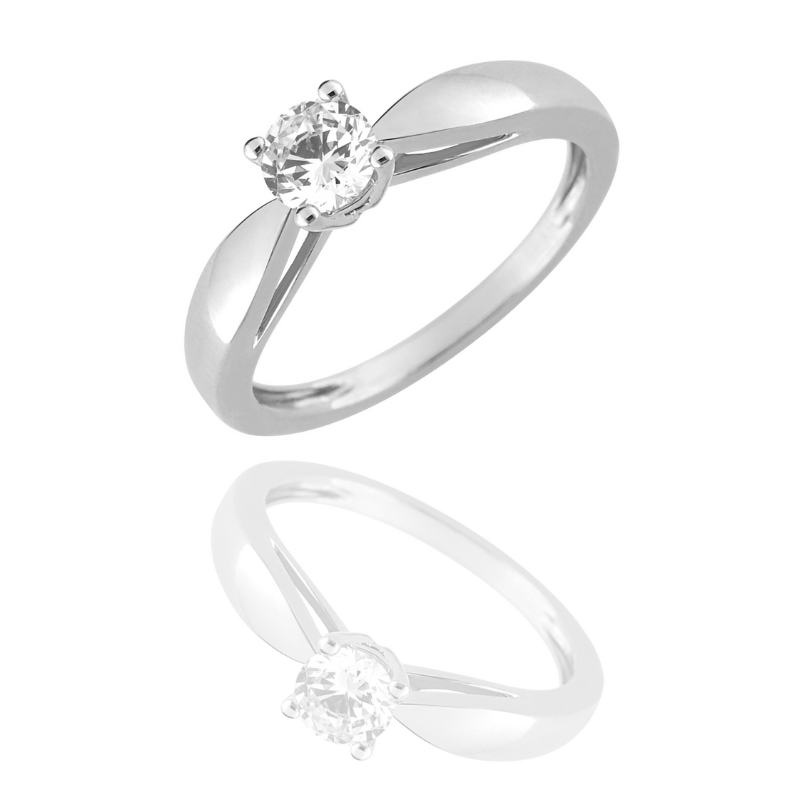 SOLITAIRE DIAMANT 0,40CT - ROMY