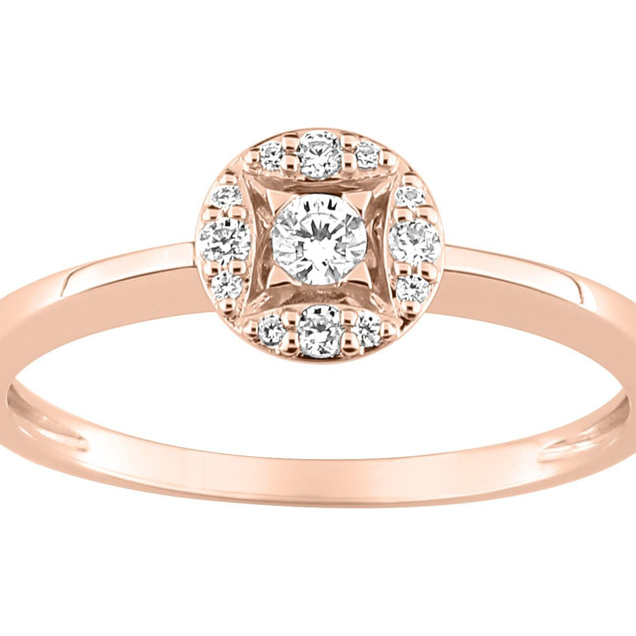 BAGUE OR ET DIAMANTS - OXANNA