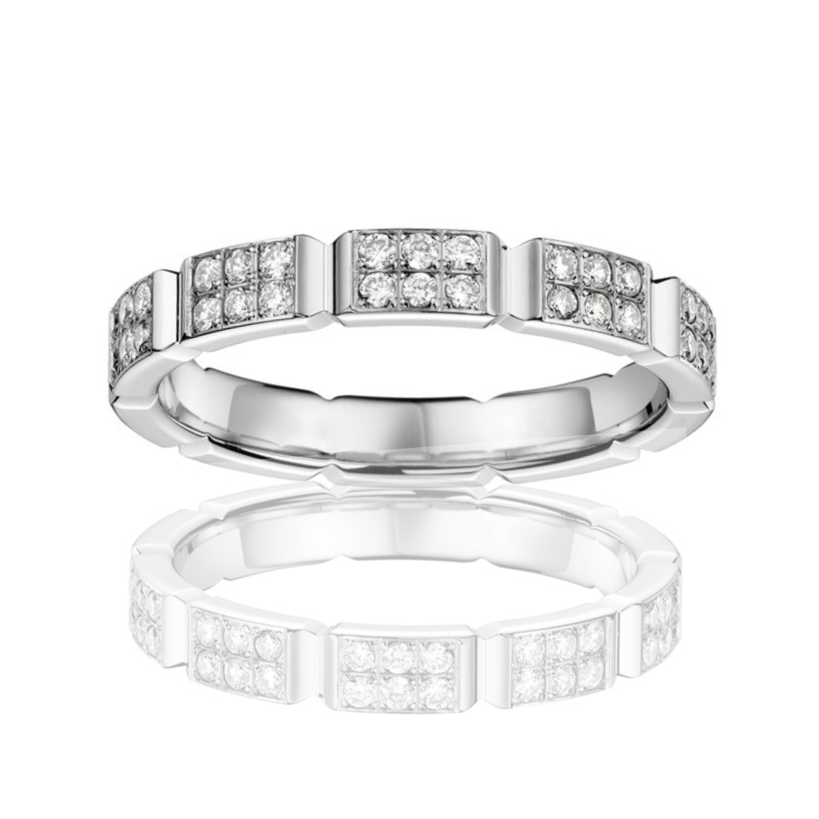 PAVÉ-SET WEDDING BAND - MEGAN