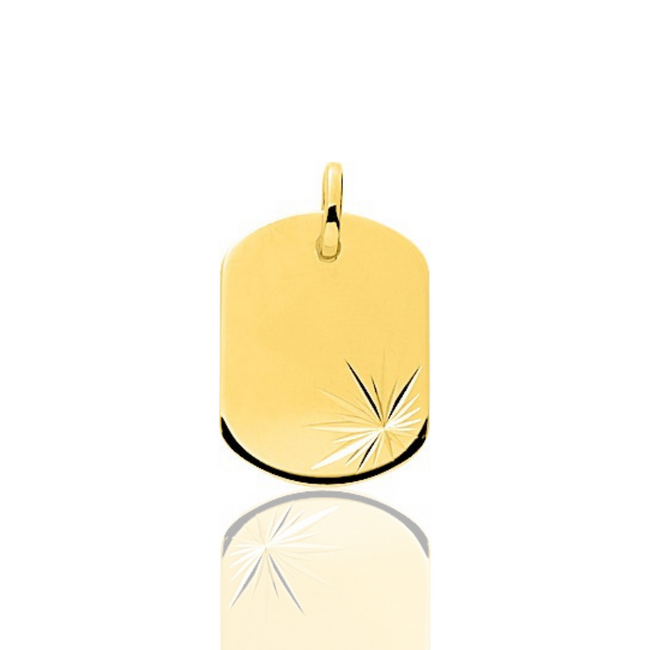 18K GOLD STAR PENDANT