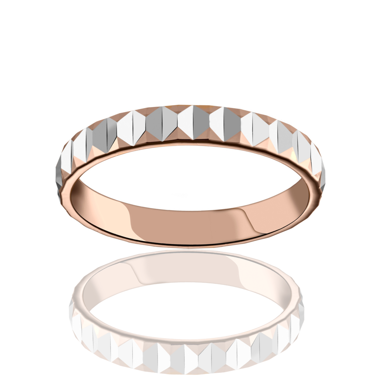 TWO-TONE RELIEF RING - WEDDING DEAN 2