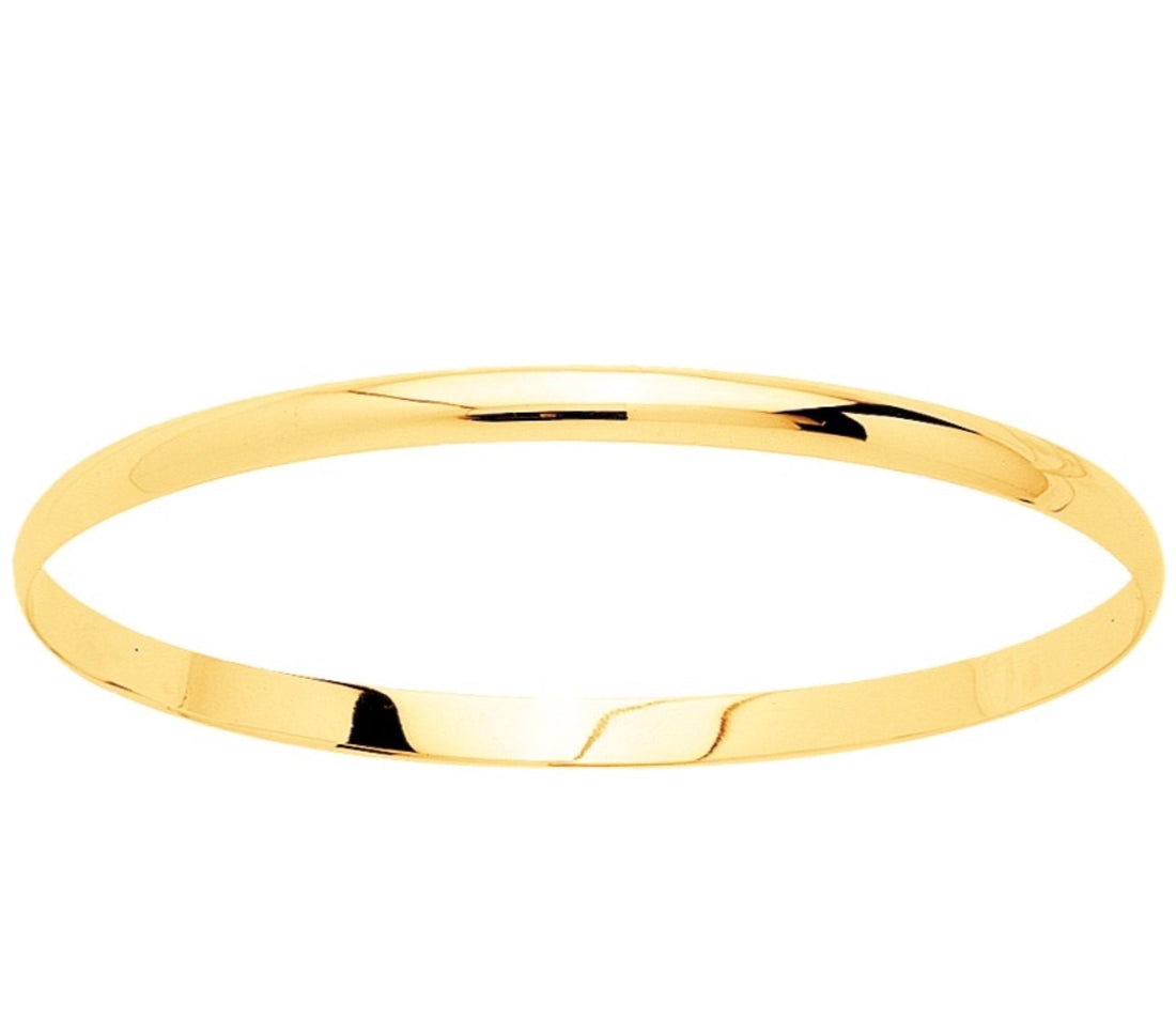 Solid flat half bangle or750j