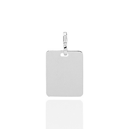 PENDENTIF RECTANGLE OR 750 MILLIÈMES