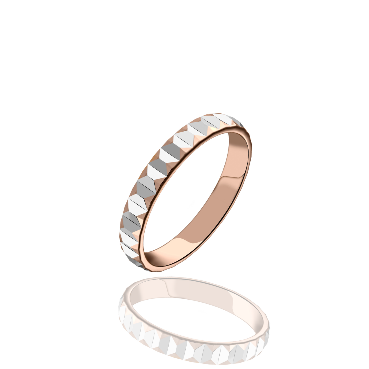 TWO-TONE RELIEF RING - WEDDING DEAN 2