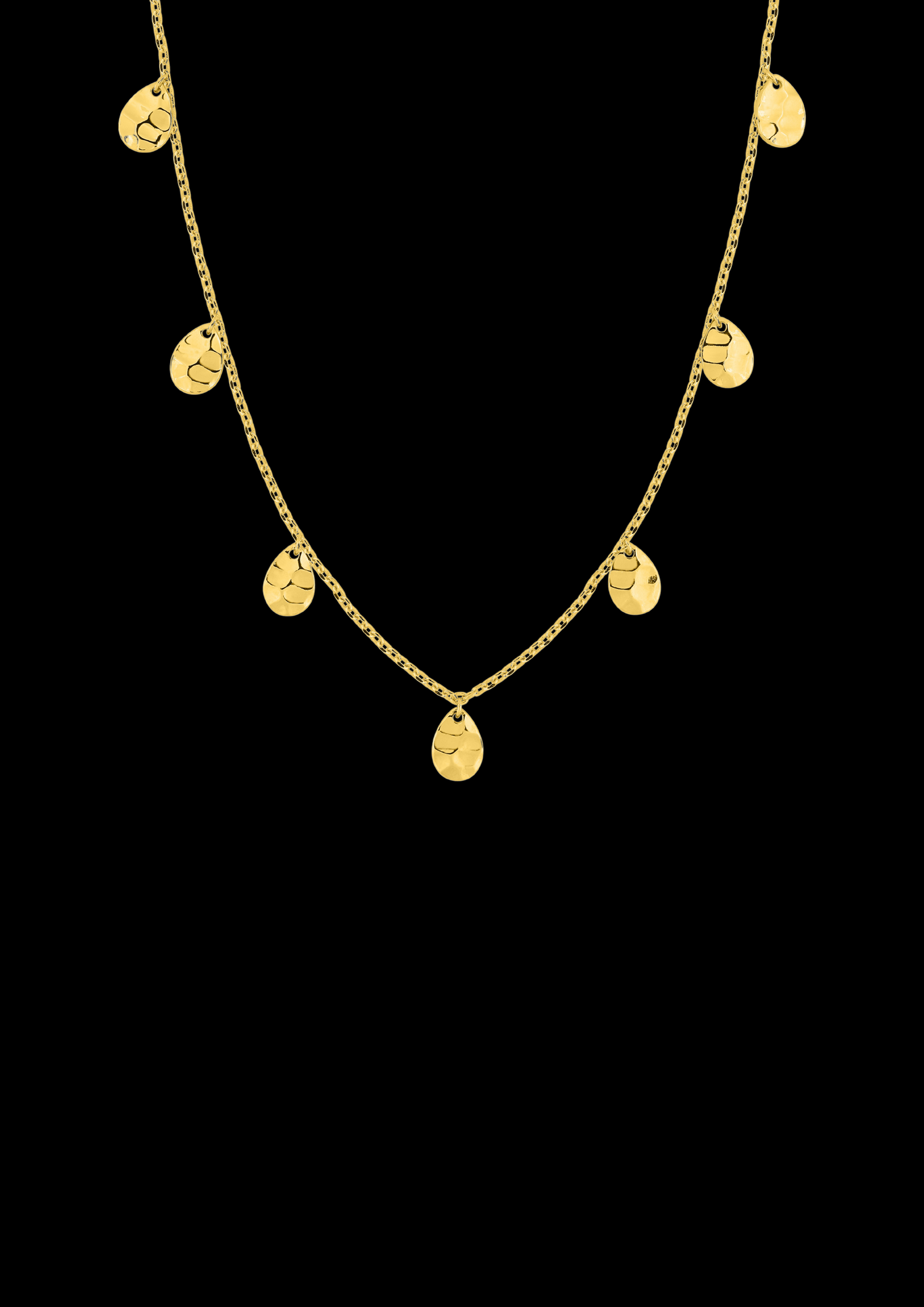 Collier martelée